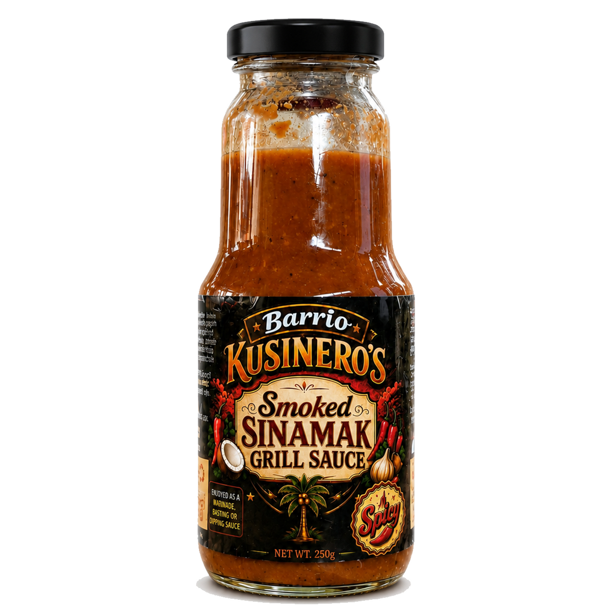 Barrio Kusinero Smoked Sinamak Grill Sauce Spicy 250ml